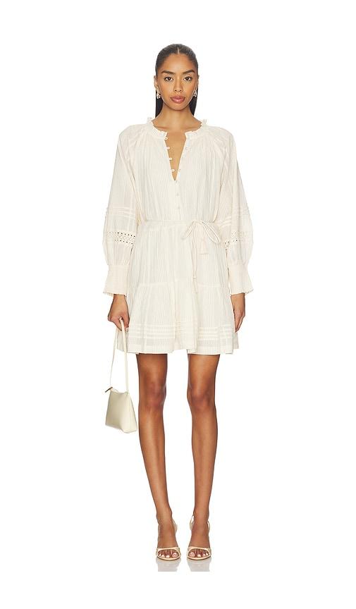 cleobella meadow mini dress in cream. - size l (also in xs, s, m)