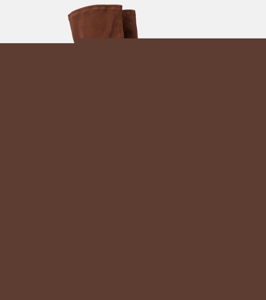 clergerie tenny suede over-the-knee boots