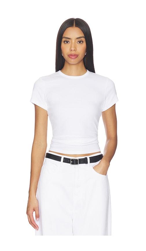 clyque morgan tee in white. - size m (also in xs)