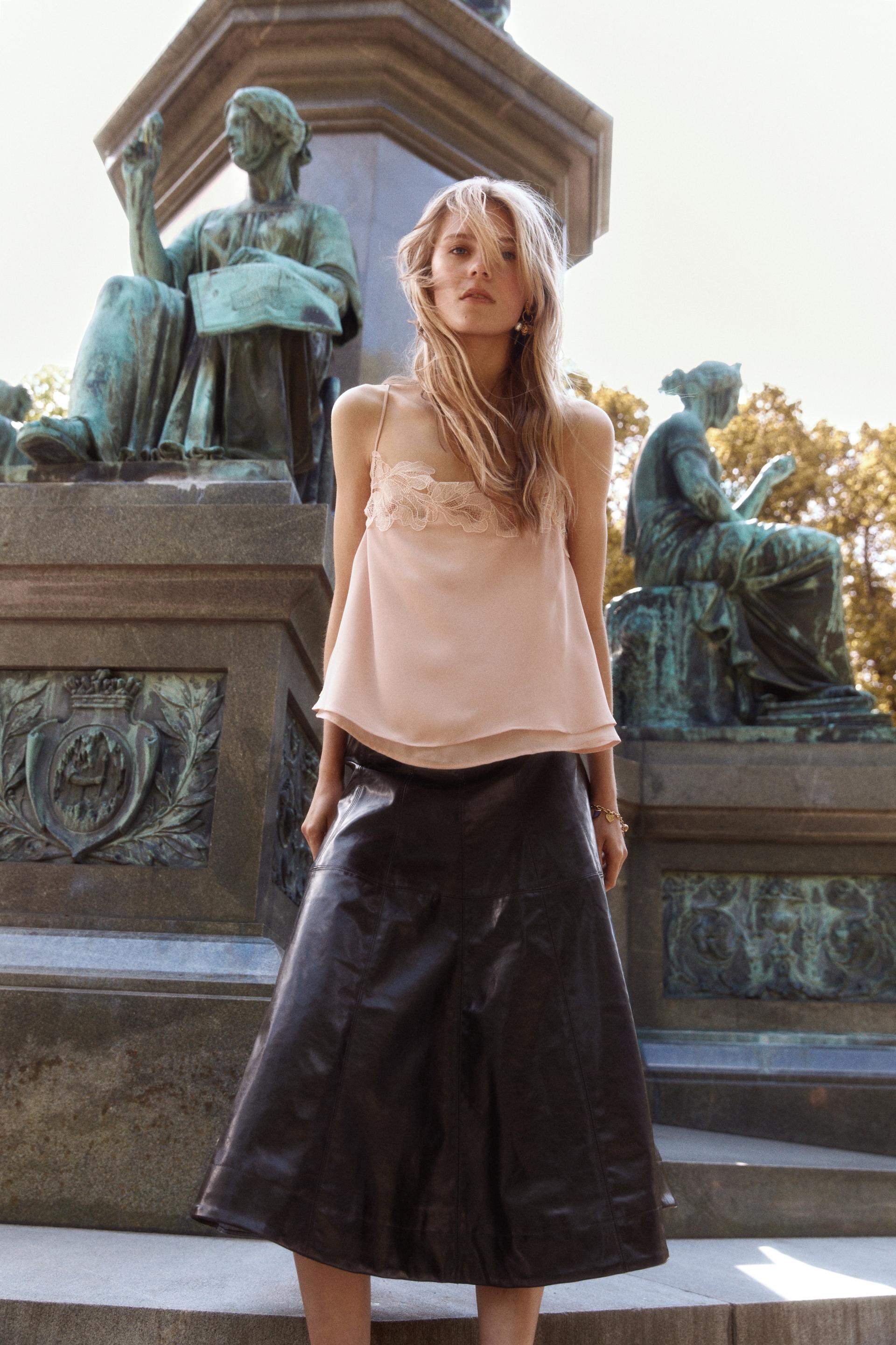 coated circle skirt