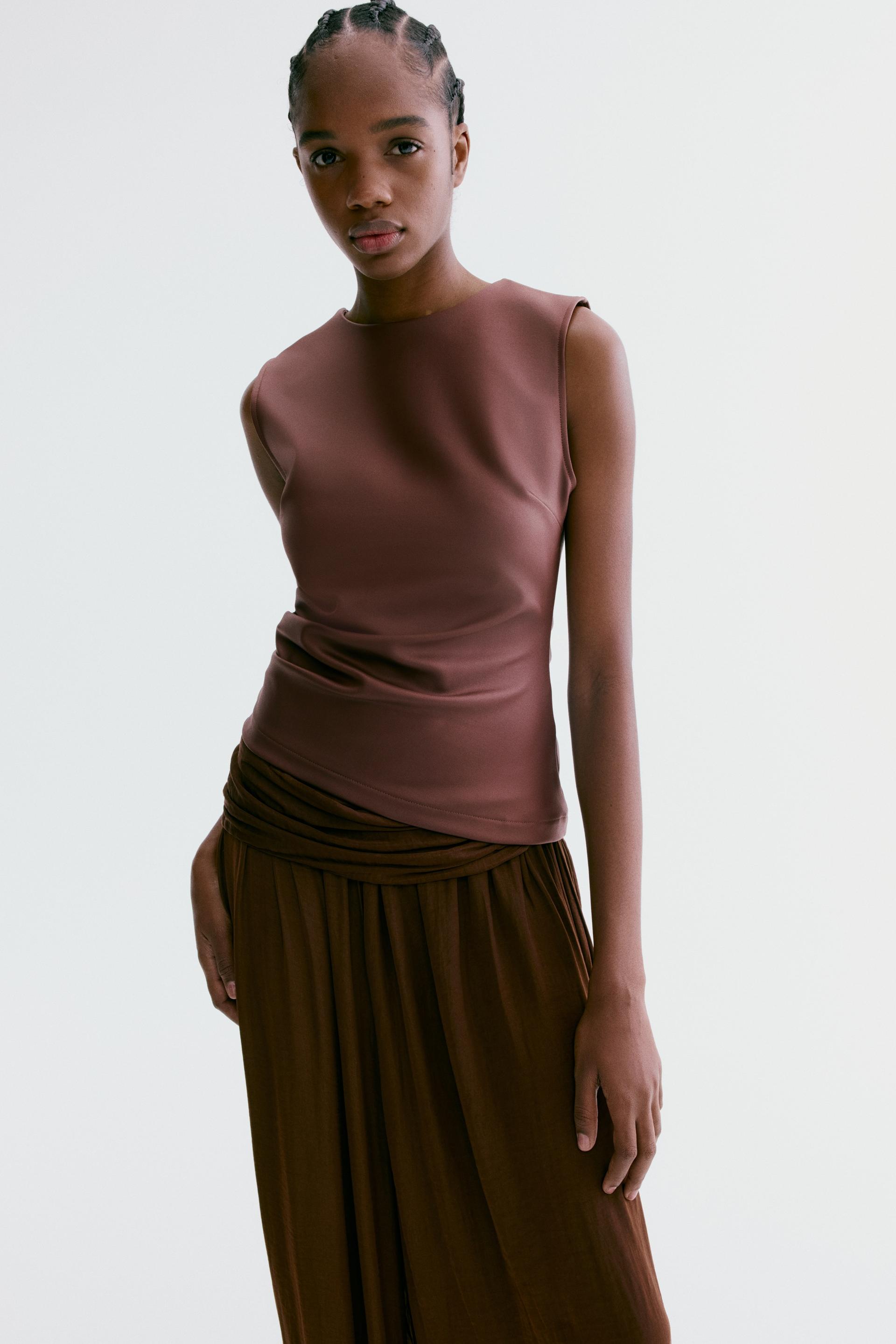 coated jersey top