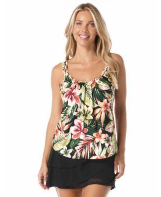 coco reef womens ultra fit bra sized tankini skirt
