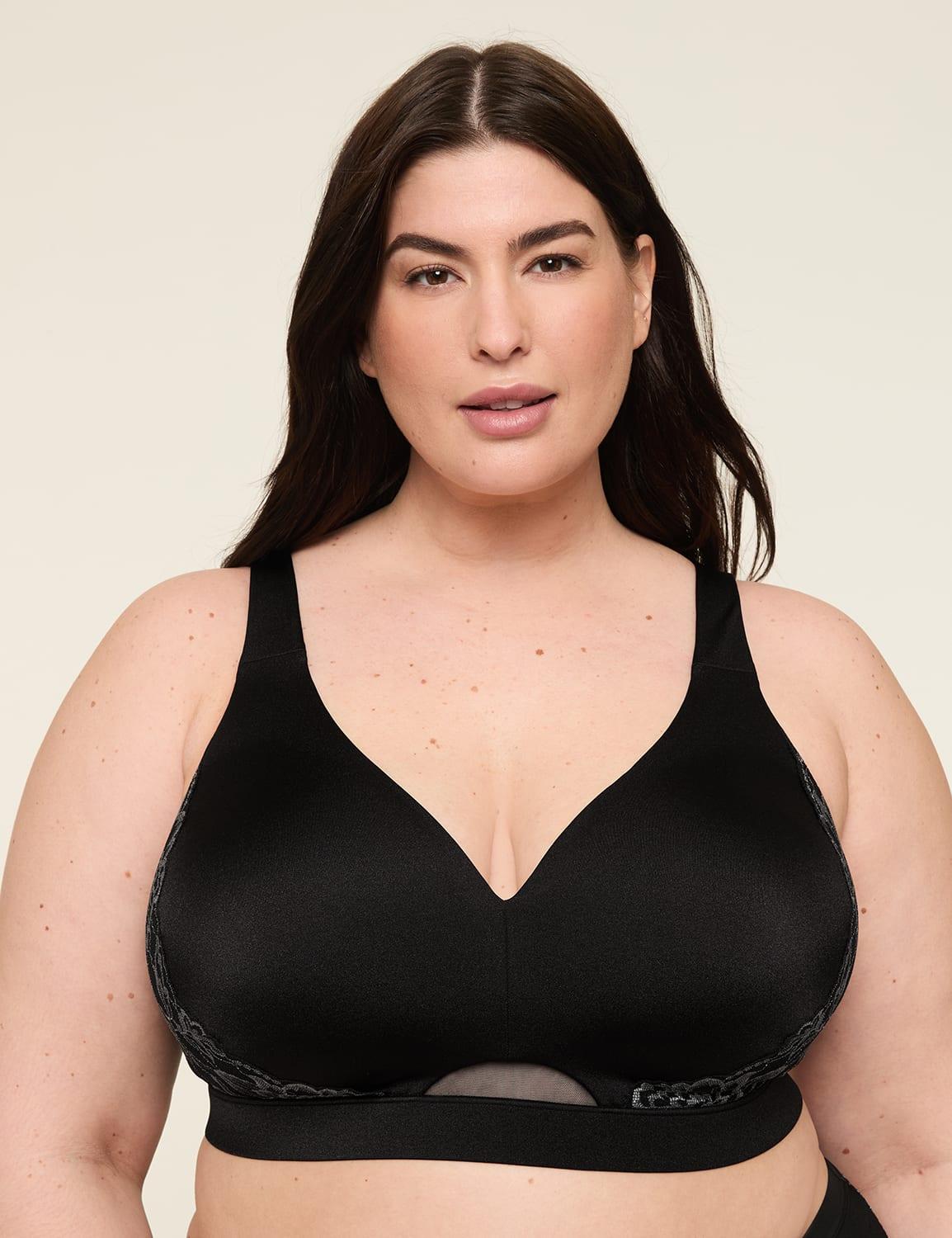 comfort bliss lightly lined no-wire bra with lace