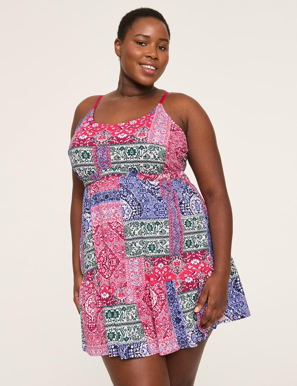 comfy cotton ruffle hem chemise