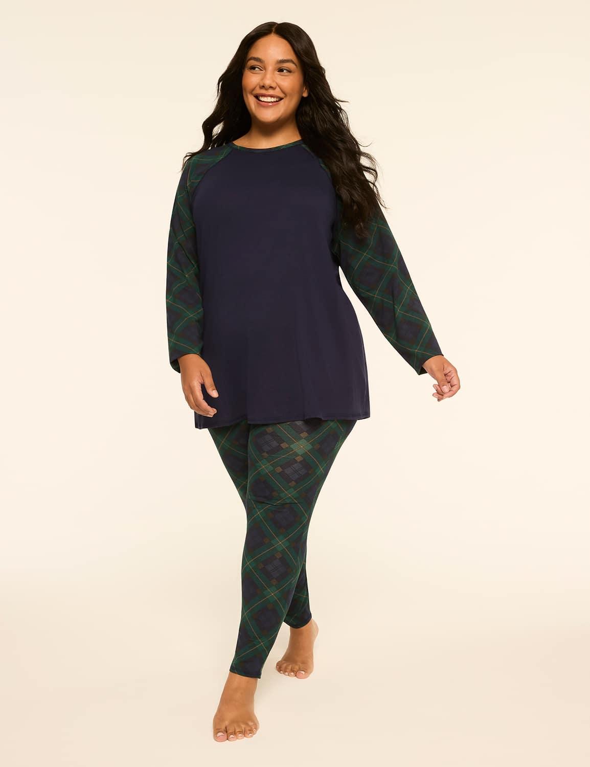 comfy cotton tunic & legging pj set