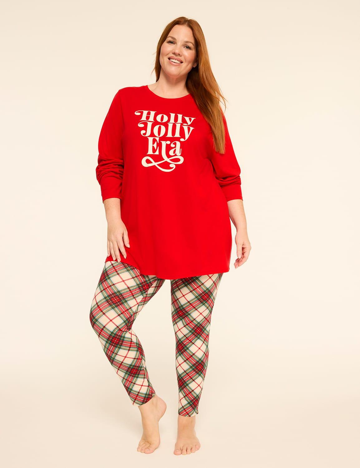 comfy cotton tunic & legging pj set