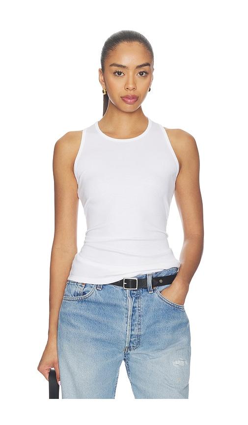 commando better than basic rib tank in white. - size m (also in xs, s)