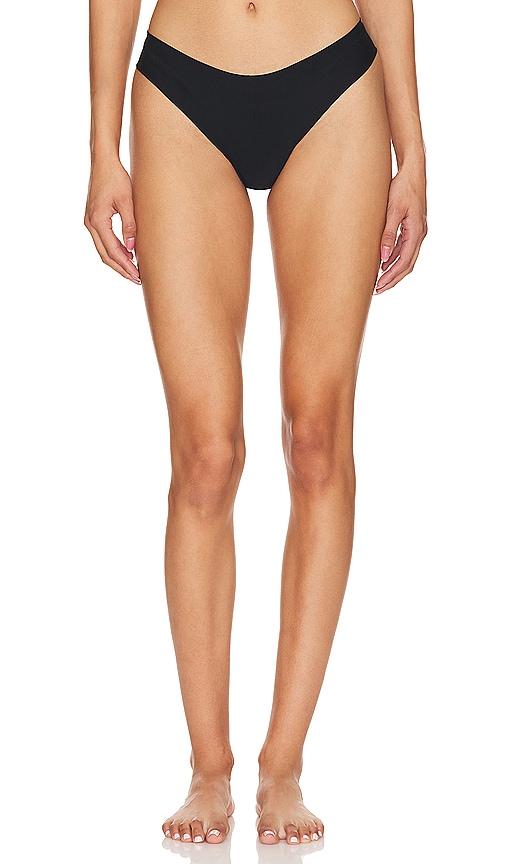 commando butter thong in black. - size s (also in xs, xl)