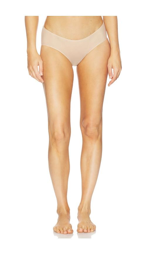 commando chic mesh bikini panty in beige. - size l (also in xs, s, m, xl)