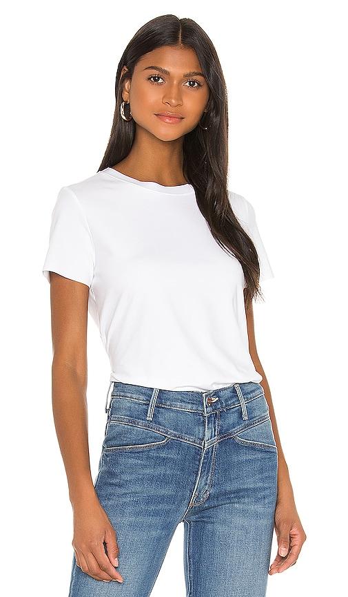commando essential cotton crewneck bodysuit in white. - size l (also in m, s, xl, xs)