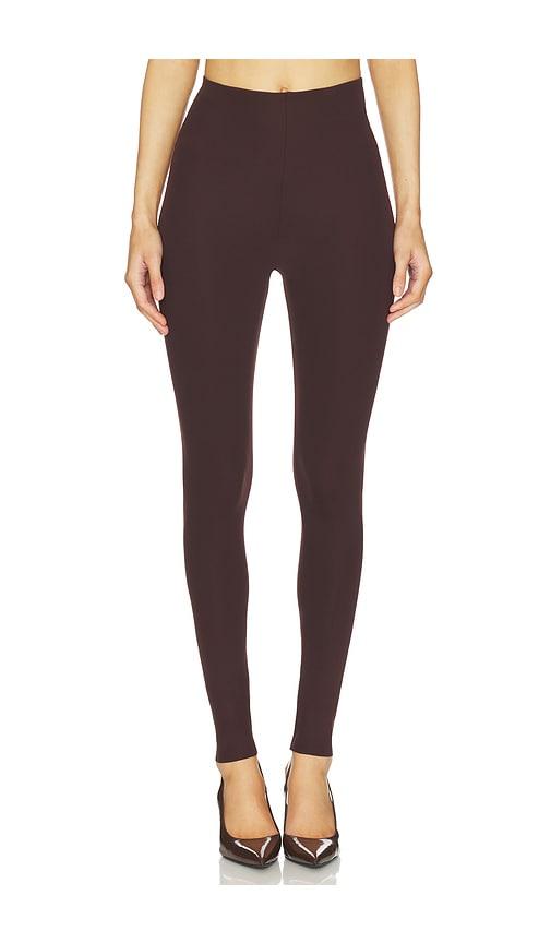commando neoprene legging in cognac. - size l (also in xs, s)