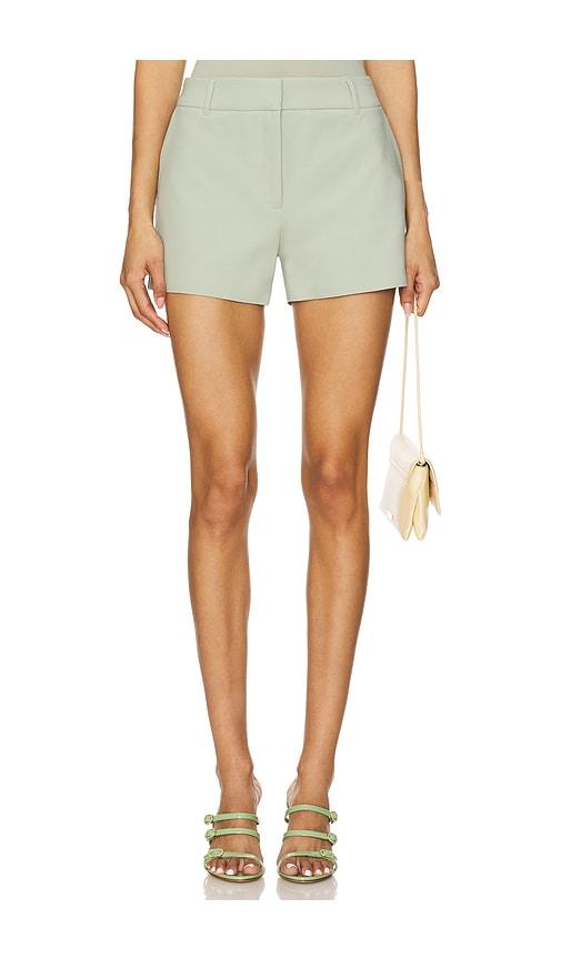 commando neoprene trouser short in sage. - size m (also in s)