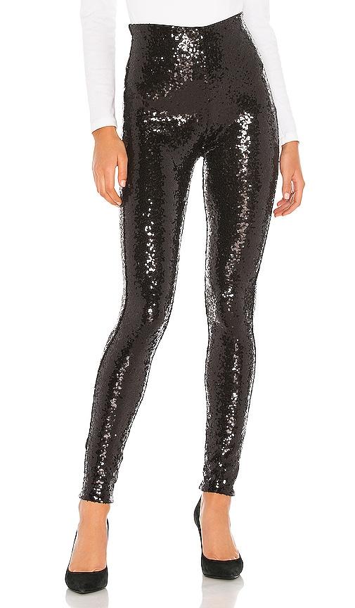 commando sequin leggings in black. - size m (also in s)