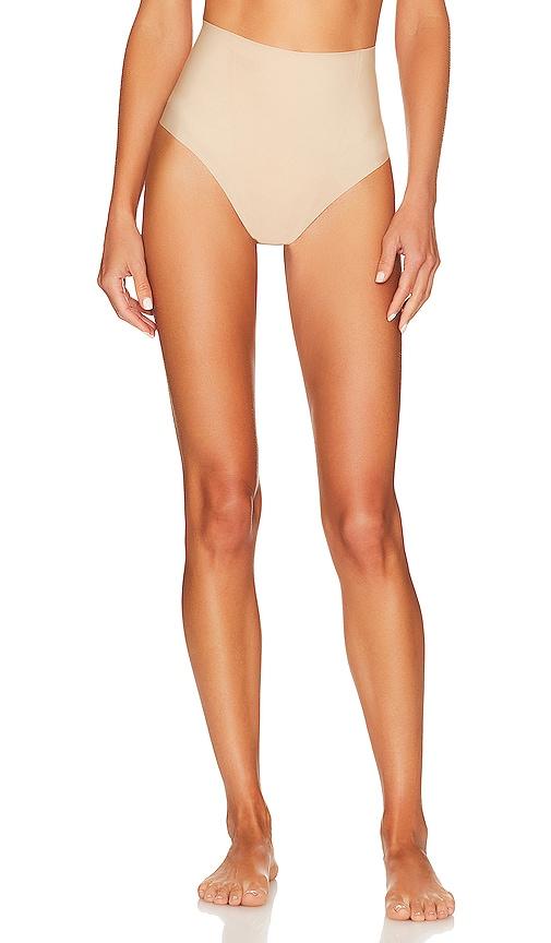 commando zone smoothing thong in nude. - size l (also in m, xl)