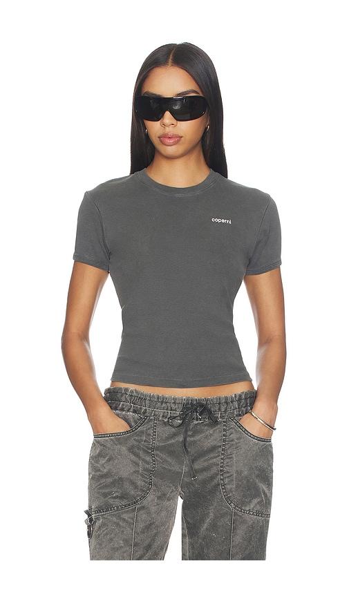coperni baby tee in charcoal. - size l (also in s, xs)