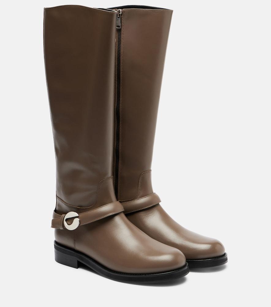 coperni cavalier leather knee-high boots