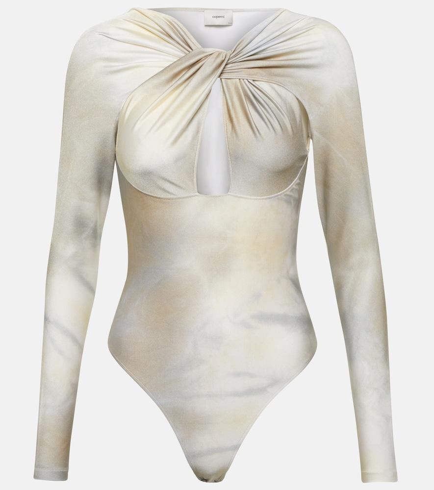 coperni criss-cross jersey bodysuit