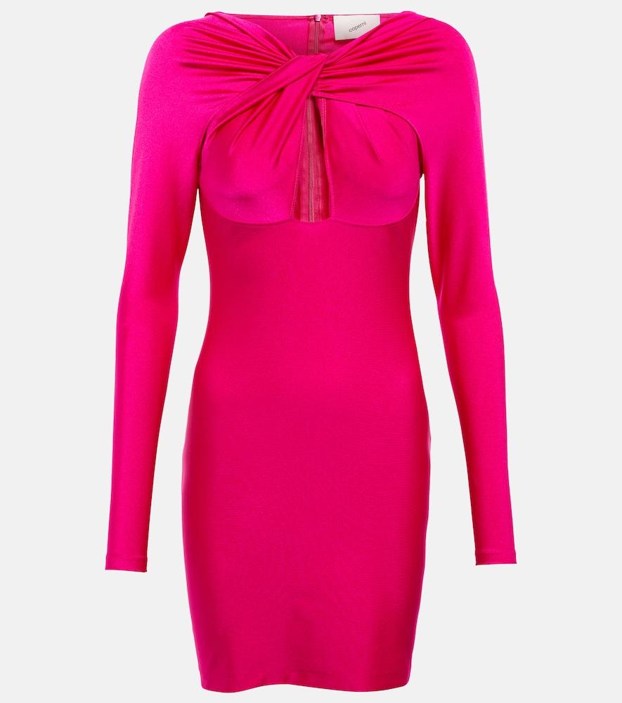 coperni cutout jersey minidress