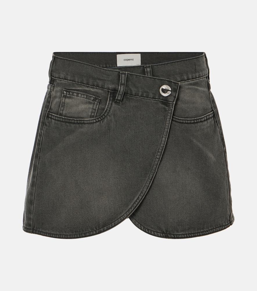 coperni denim miniskirt