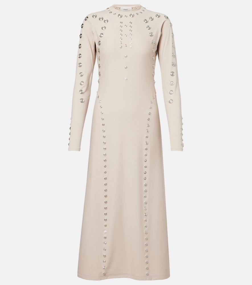 coperni embellished midi dress