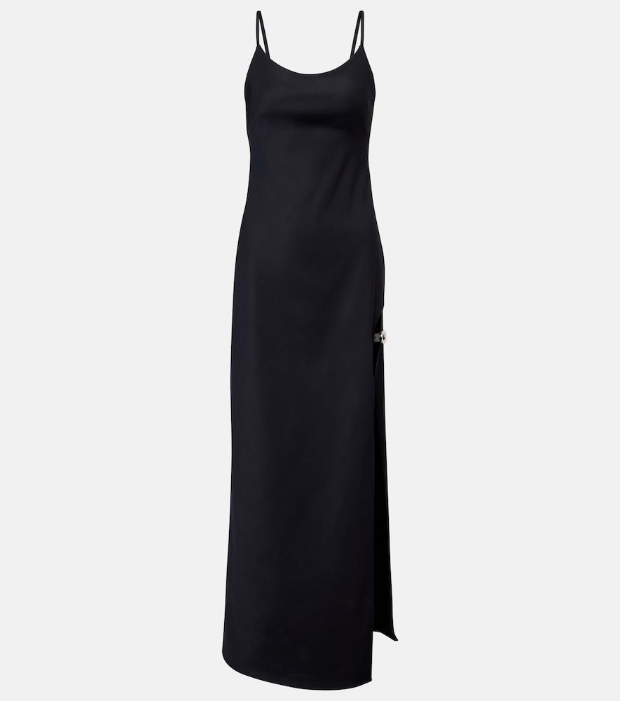 coperni garter cotton-blend jersey maxi dress