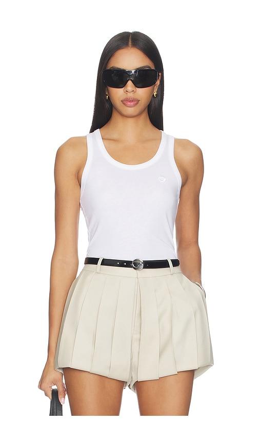 coperni lightweight logo tank top in white. - size l (also in m, s, xl)