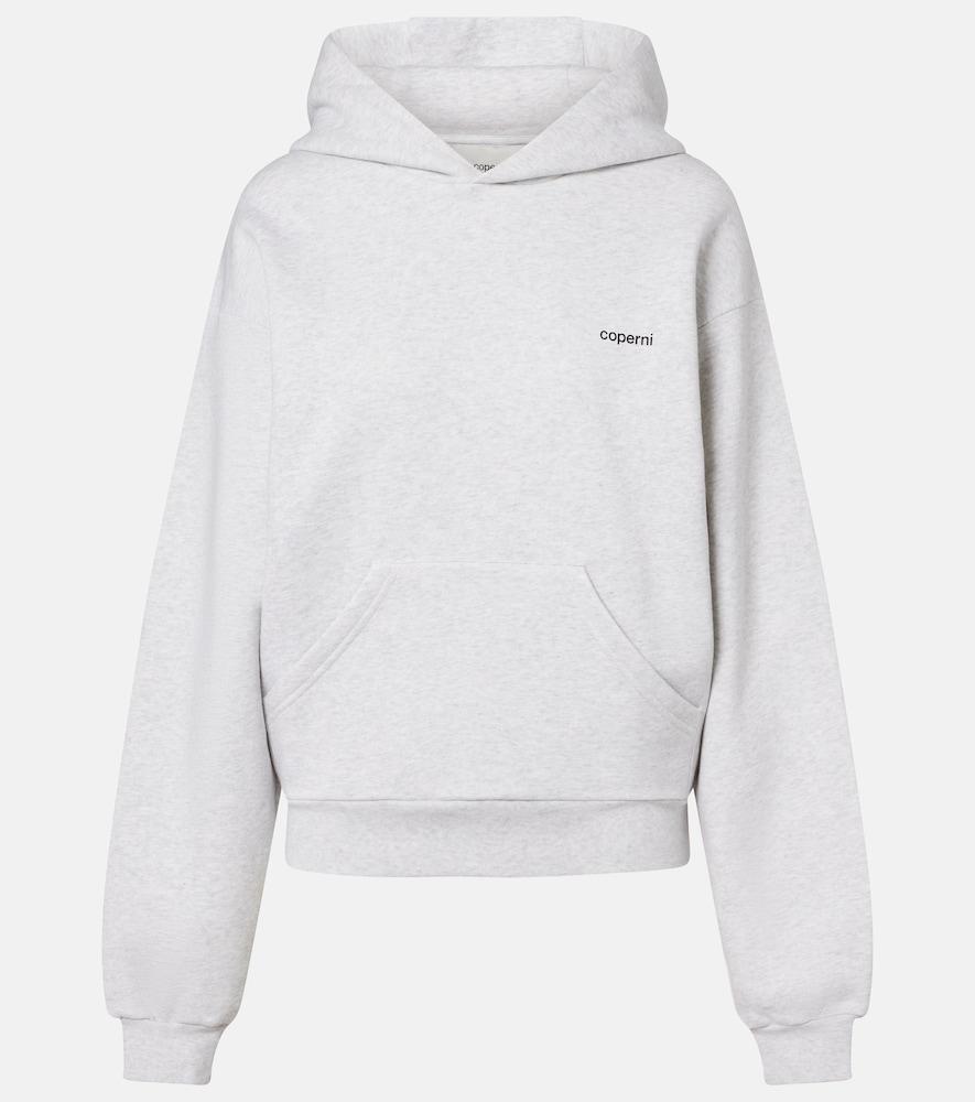 coperni logo cotton-blend jersey hoodie