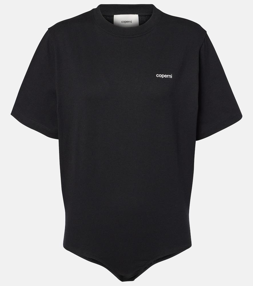 coperni logo cotton bodysuit