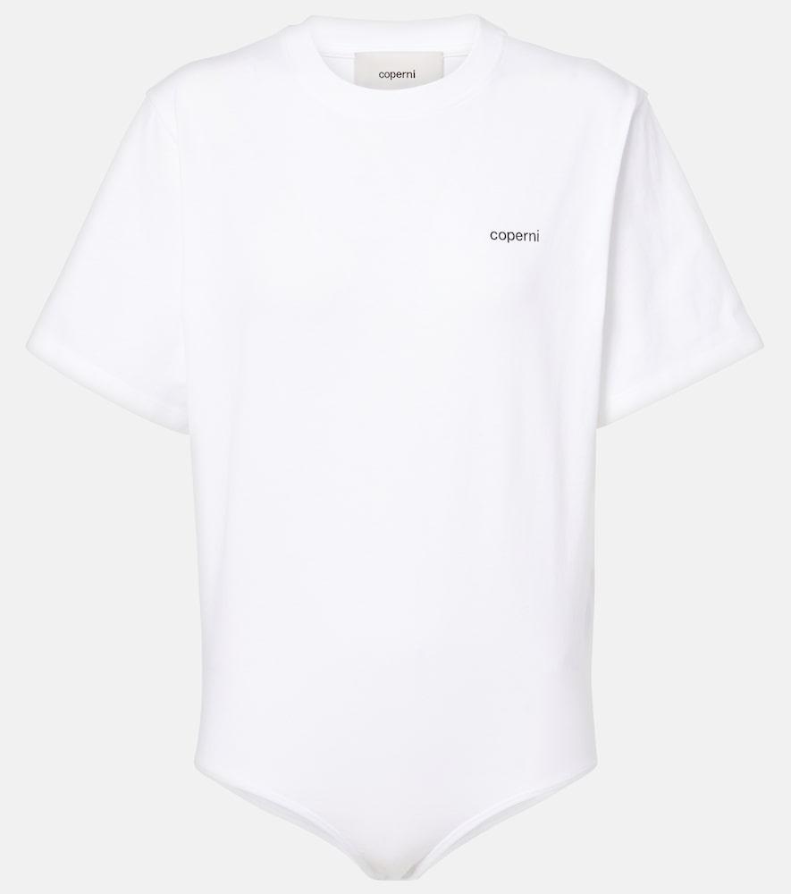coperni logo cotton bodysuit