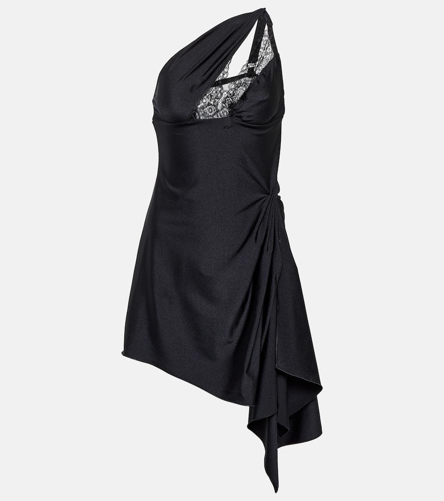 coperni one-shoulder cutout minidress
