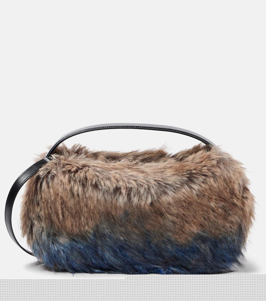 coperni sound swipe leather shoulder bag