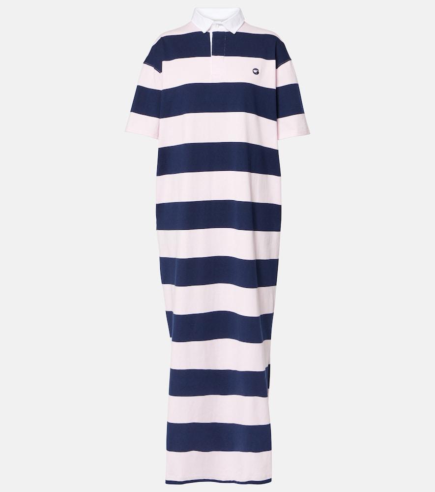 coperni striped cotton maxi dress