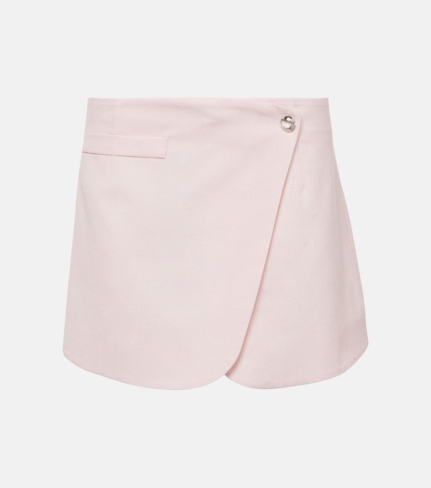 coperni virgin wool miniskirt