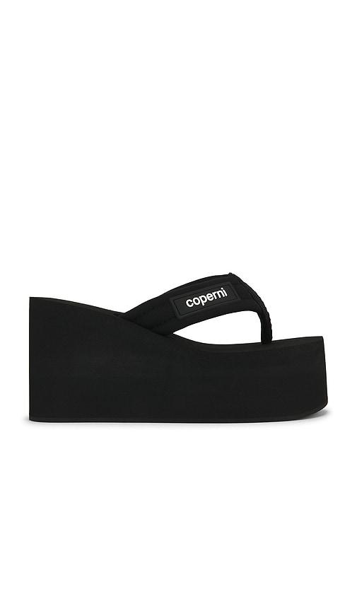 coperni wedge sandal in black. - size 37 (also in 40)