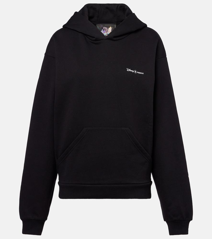 coperni x disney maleficent cotton-blend hoodie