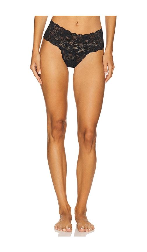 cosabella comfie thong 3 pack in black. - size m/l (also in s/m)