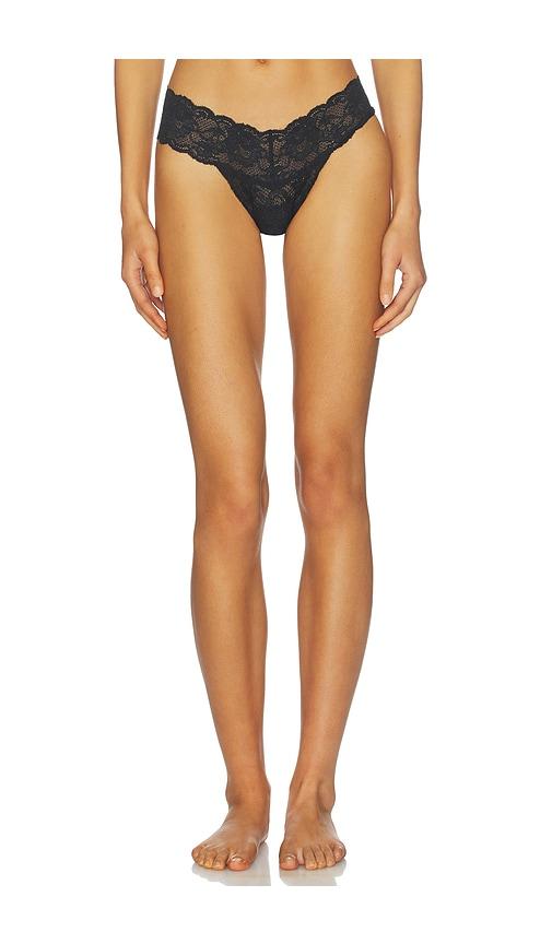 cosabella never say never low rise thong in black.