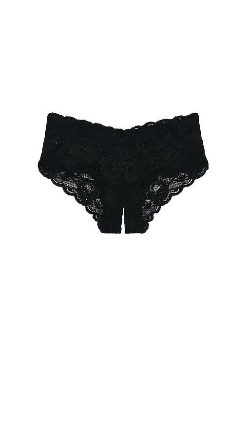 cosabella never say never naughty low rise hotpant in black. - size l/xl (also in m/l)