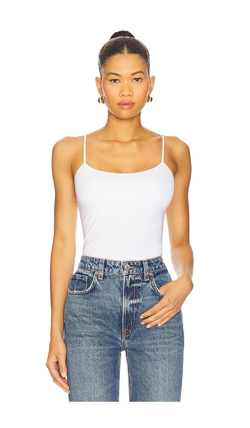 cosabella talco long camisole in white. - size l (also in m, s, xl)