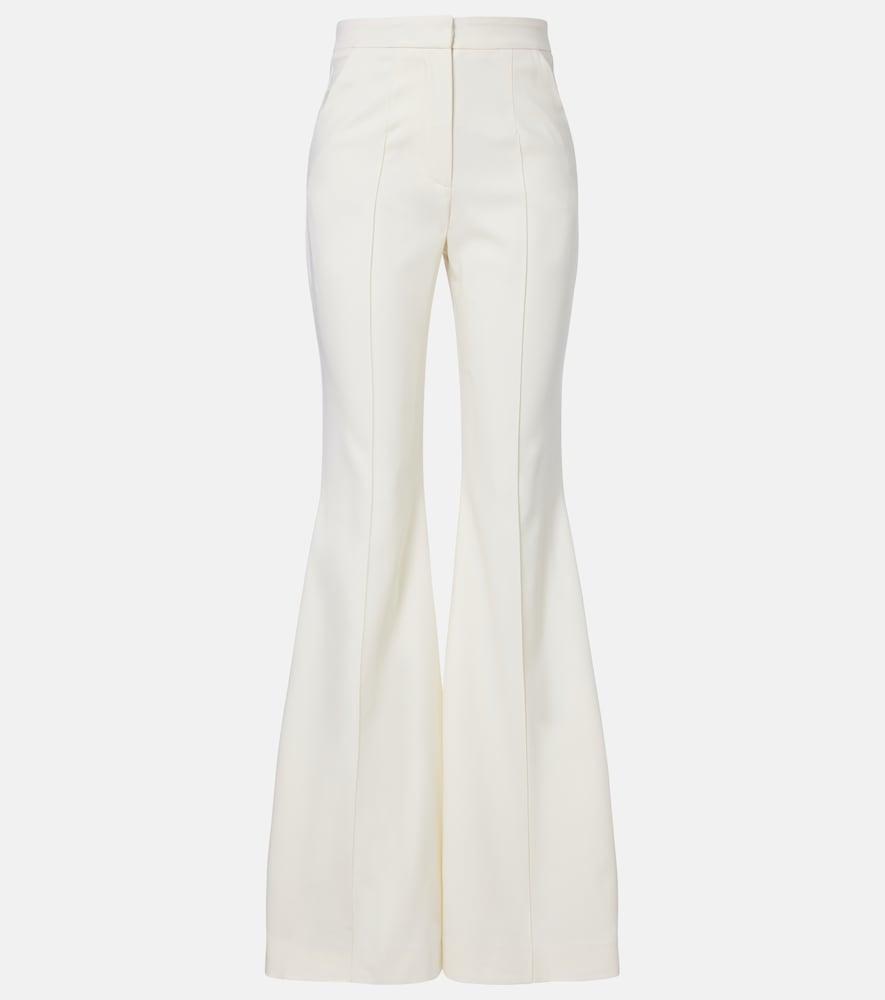 costarellos daline wool-blend flared pants