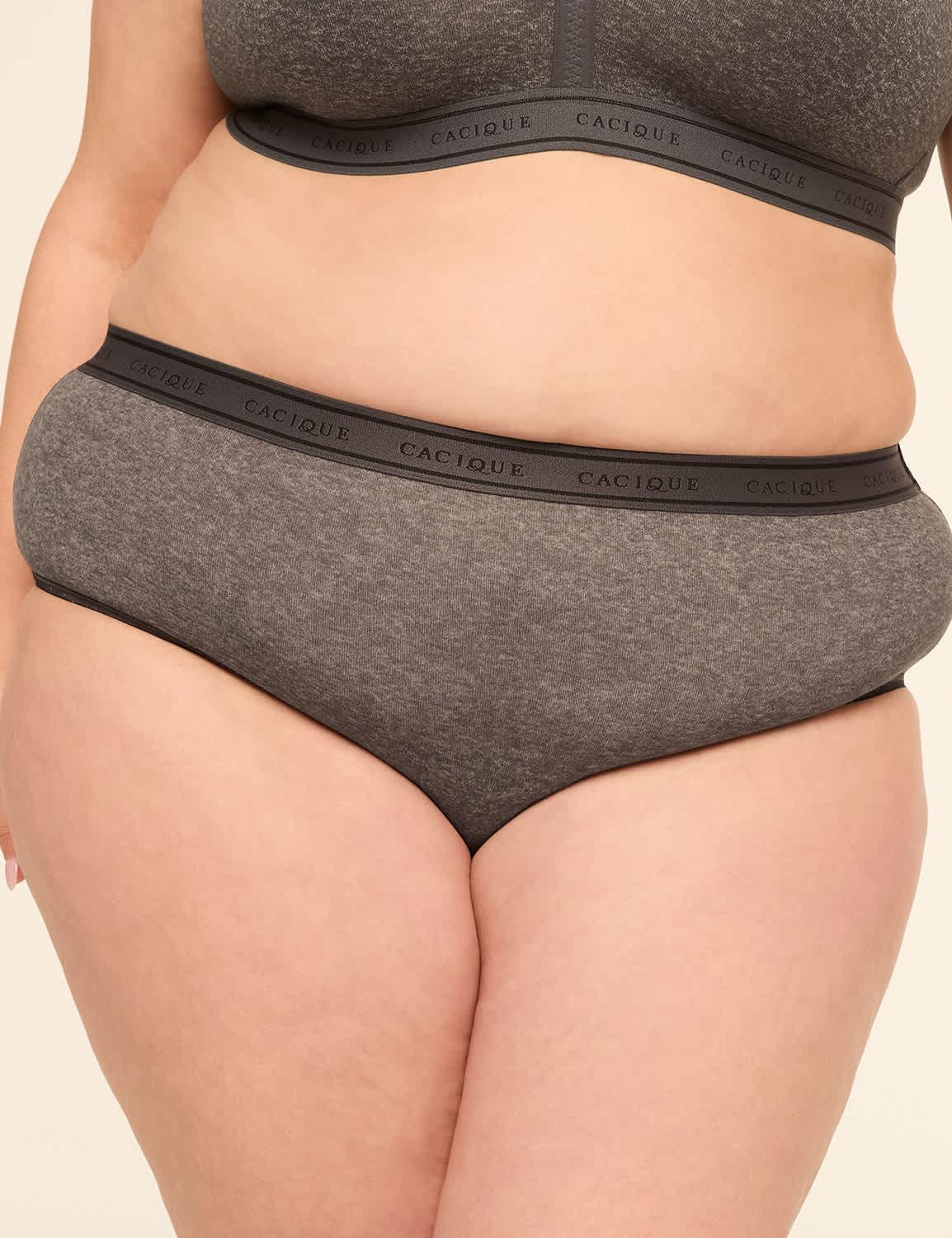cotton cheeky brief panty with wide waistband