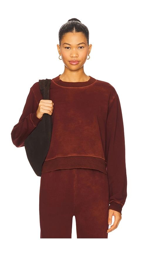 cotton citizen roma crew sweatshirt in red. - size m (also in s, xs)