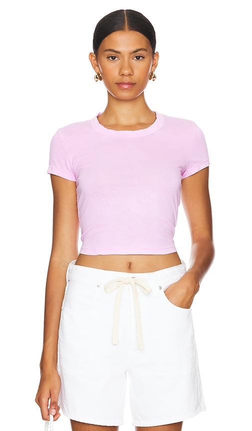 cotton citizen standard baby tee in pink. - size m (also in s)