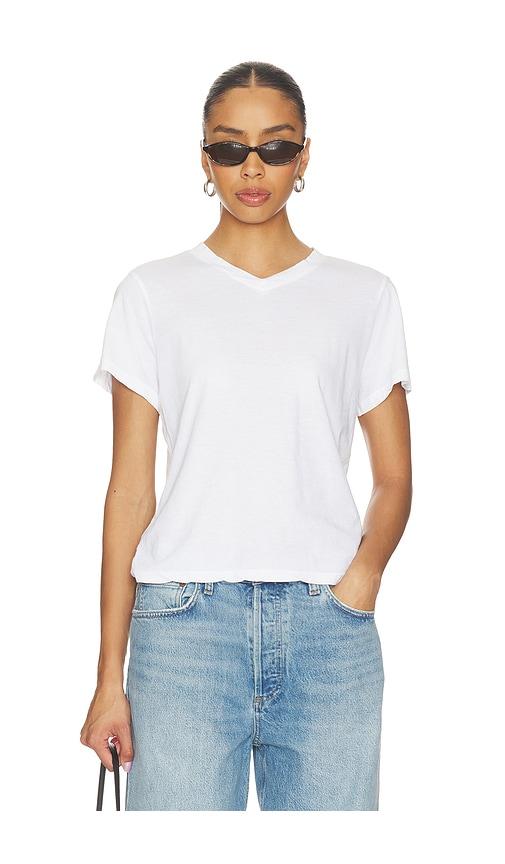 cotton citizen the marseille v-neck tee in white. - size m (also in xs, s)