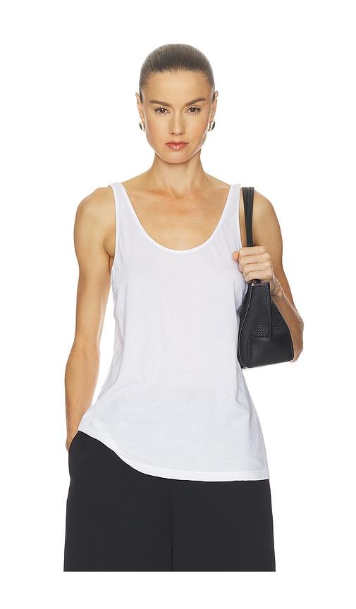 cotton citizen the mykonos relaxed tank in white. - size m (also in s)