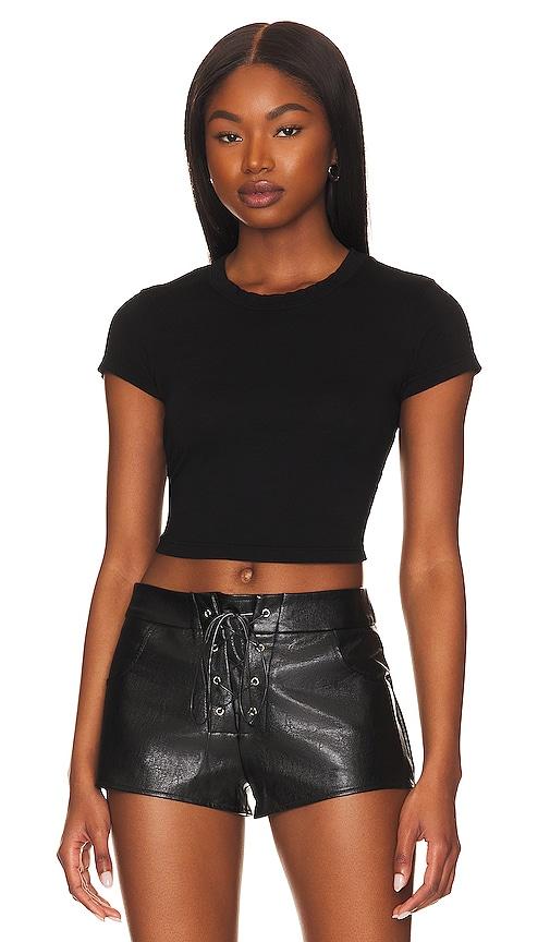 cotton citizen the standard baby tee in black. - size m (also in xs, s)