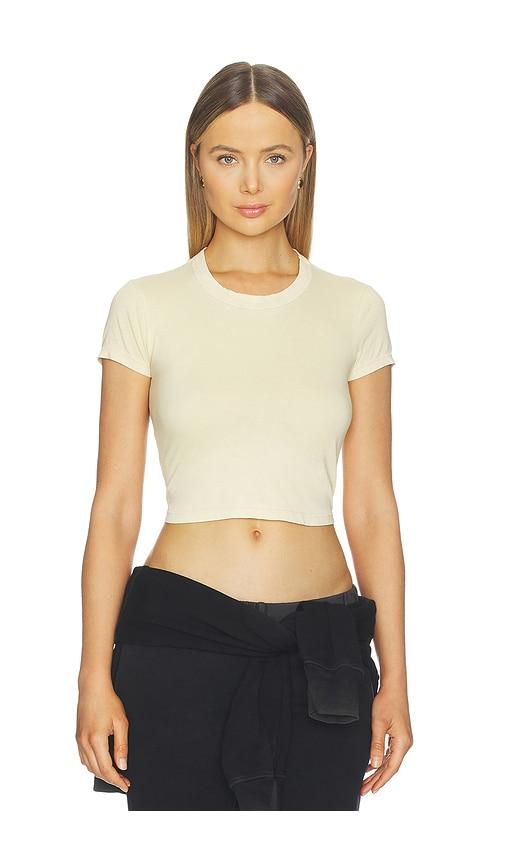 cotton citizen the standard baby tee in lemon. - size l (also in m, s)