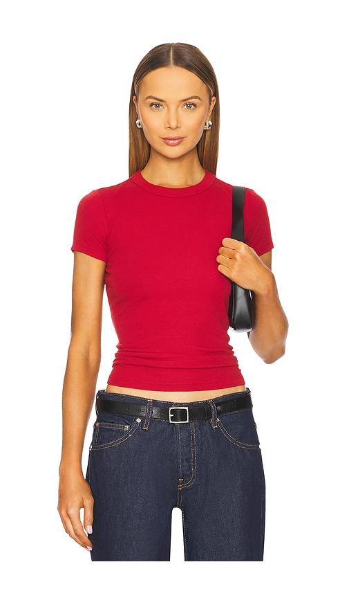 cotton citizen verona tee in red. - size l (also in xs, s)