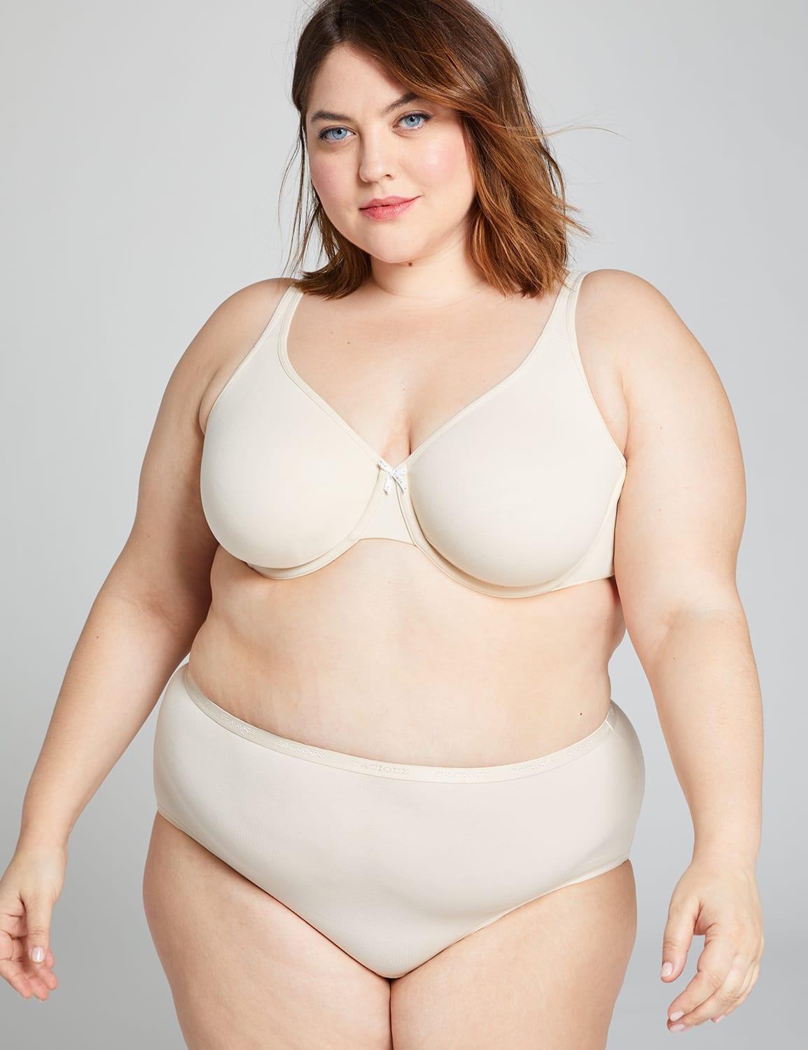cotton high-leg brief panty