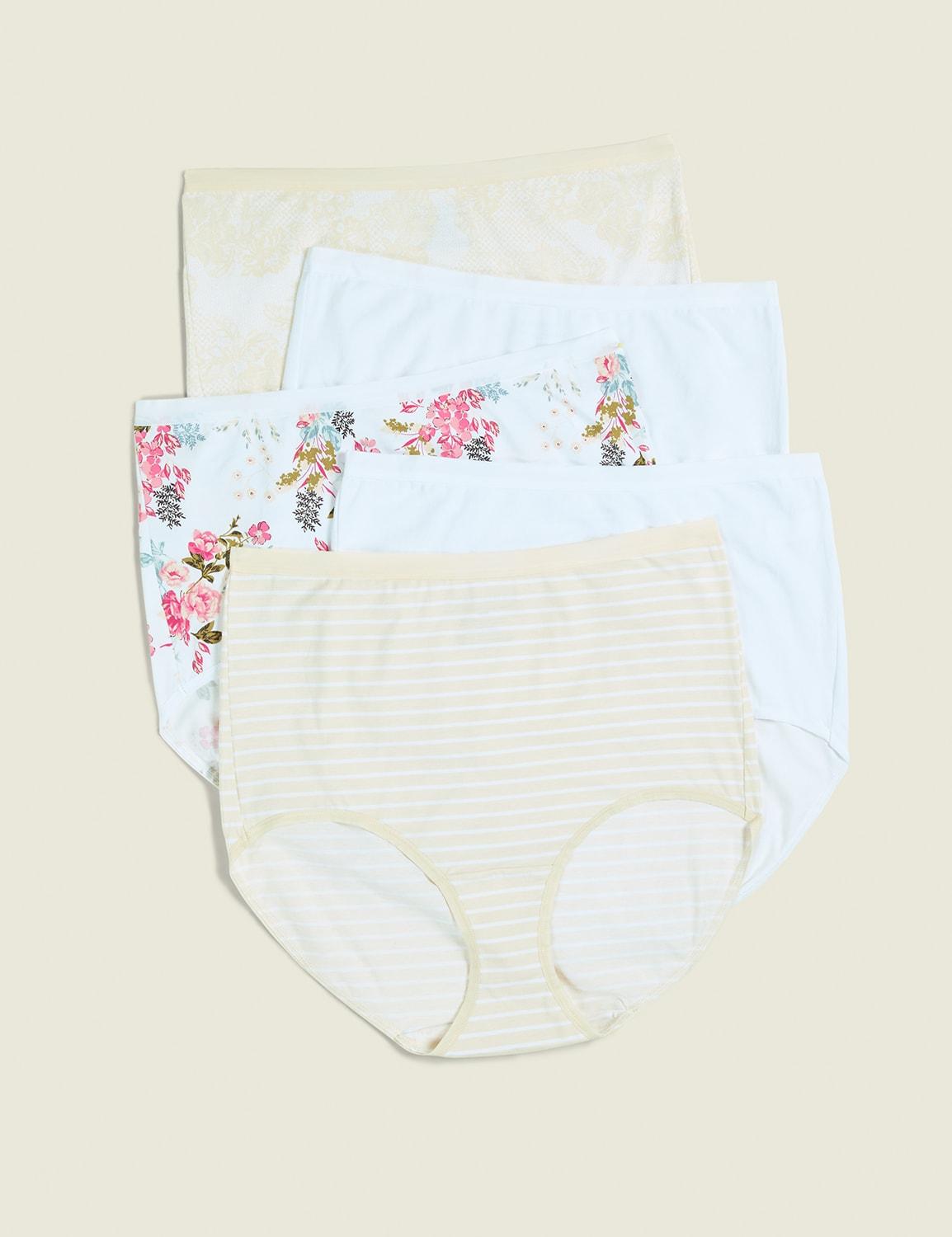 cotton high-waist brief panty - 5-pack